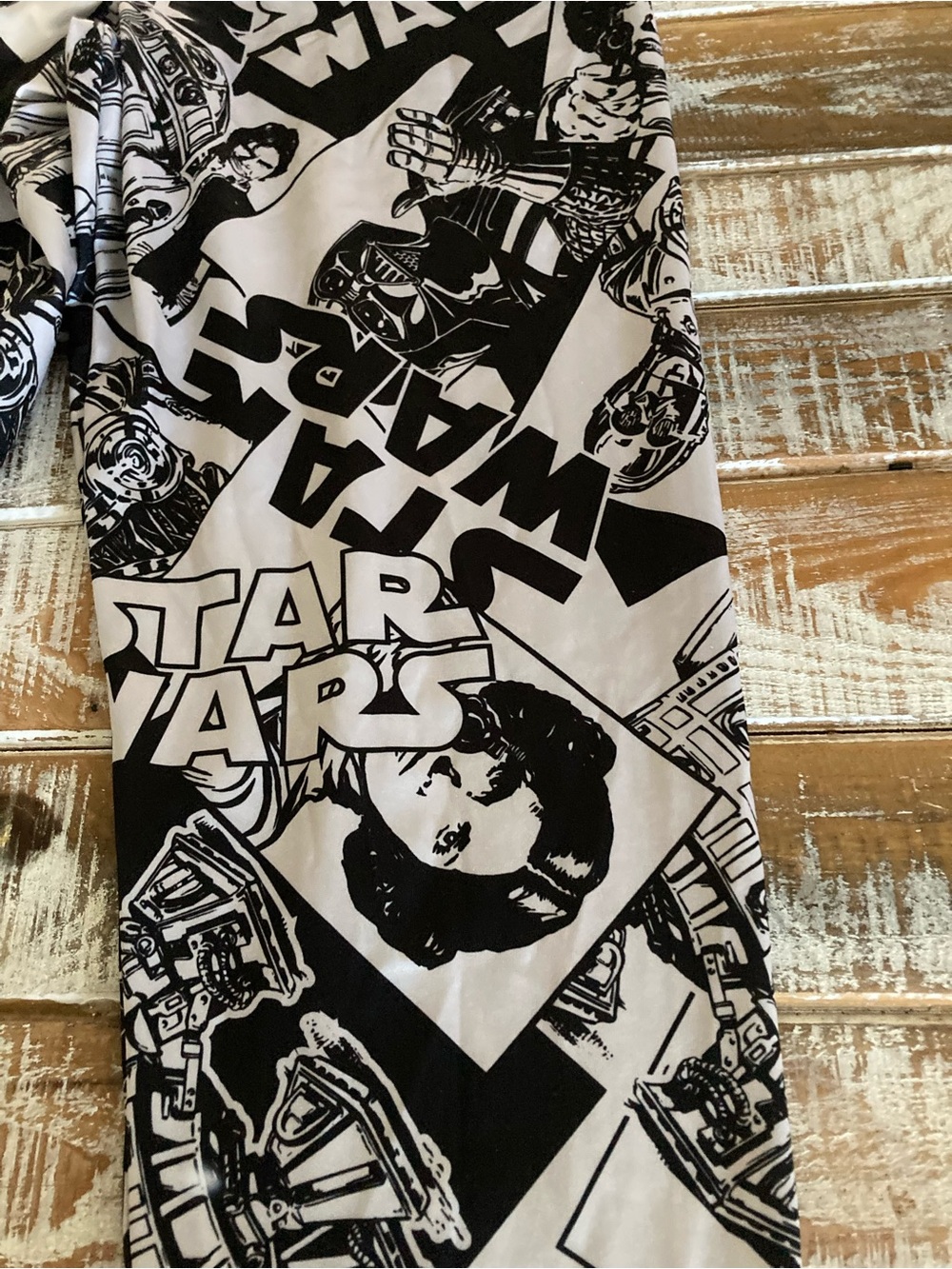 Star Wars Black & White Character Print Leggings - Picture 2 of 3